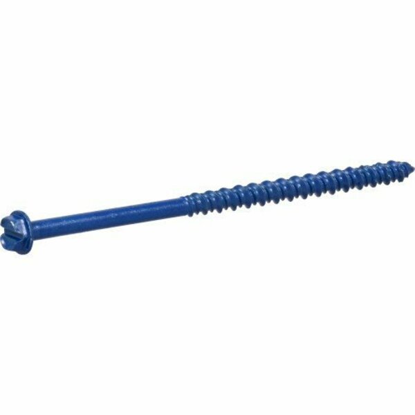 Hillman Concrete Screw Anchor, 3/16 in Dia, 3-3/4 in L, 235 lb 375291